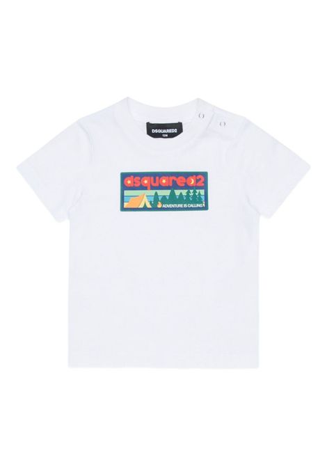 T-shirt con stampa DSQUARED2 JUNIOR | DQ3265 D0AGPDQ100
